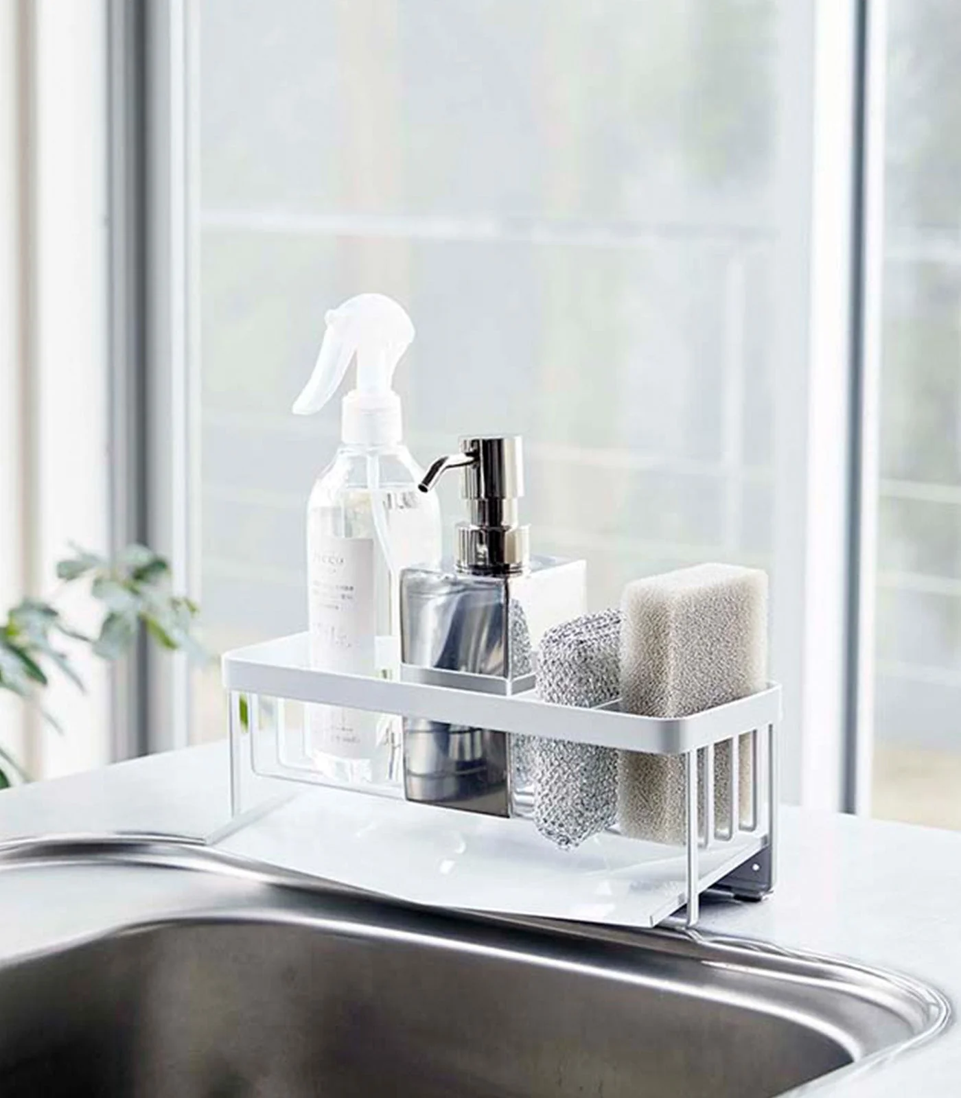 Sponge & Bottle Holder - Steel - Image 3