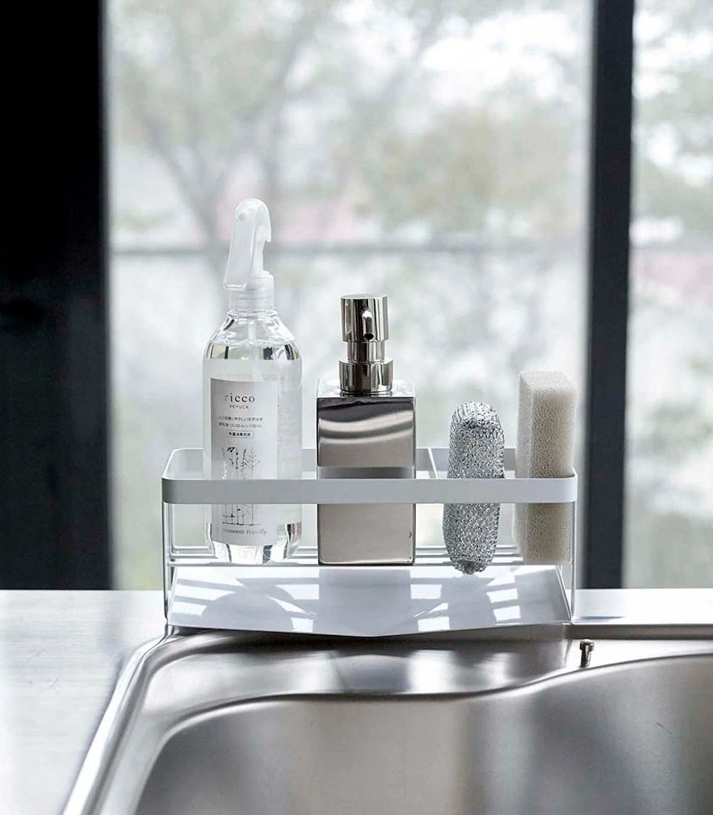 Sponge & Bottle Holder - Steel - Image 5