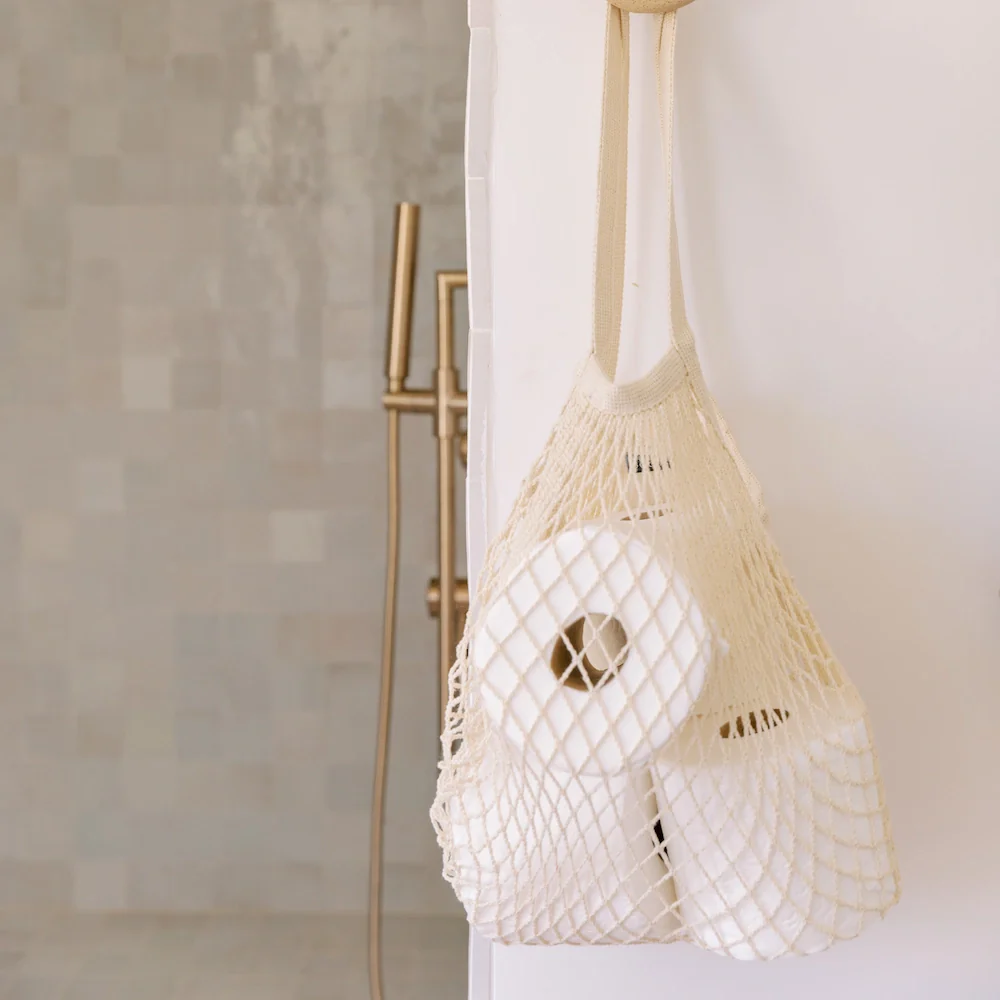 Organic Wide Mesh Tote - Image 3